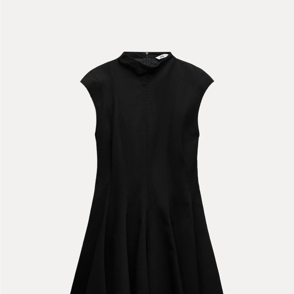 Zara Black Sleeveless Mini Dress